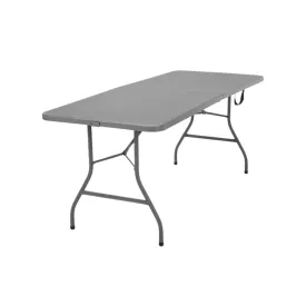 1.8m Folding Trestle Table 6ft Grey