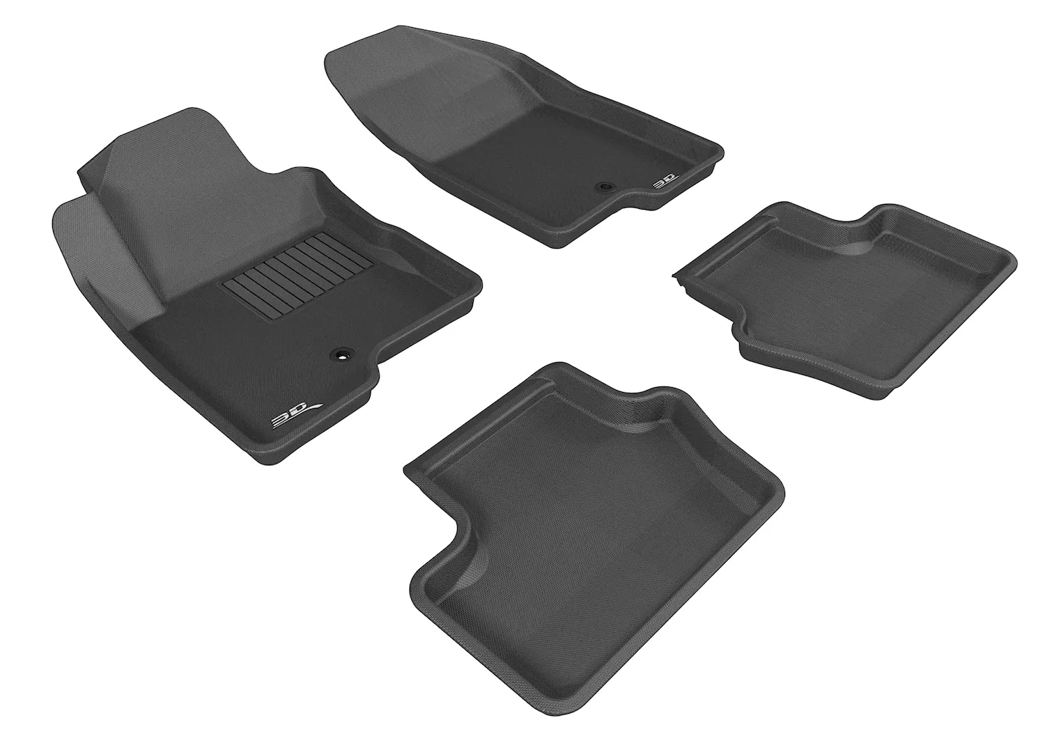 3D MAXpider Floor Mats Jeep Compass MK49 (07-13) All-Weather Kagu Series - Front or Second Row