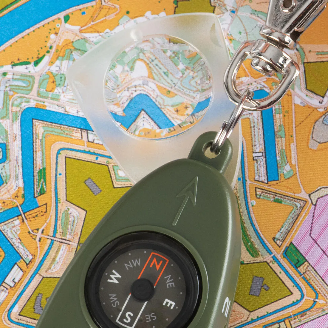 50 Multi-Purpose Whistle & Orienteering Compass