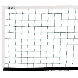 Beach Volleyball Replacement Net (4" Sq. - #36 Nylon Netting) - Mercury™ Competition Beach Size (32'L x 39"H) (Black)