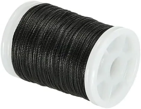 Black 120 yard/110 m Recurve Bow String Serving Thread Nylon Bowstring for Compound Archery Bow Tying Peep Sight Nock Point Compound Bow Accessories Use Safety Easy Installation,Archery Accessories