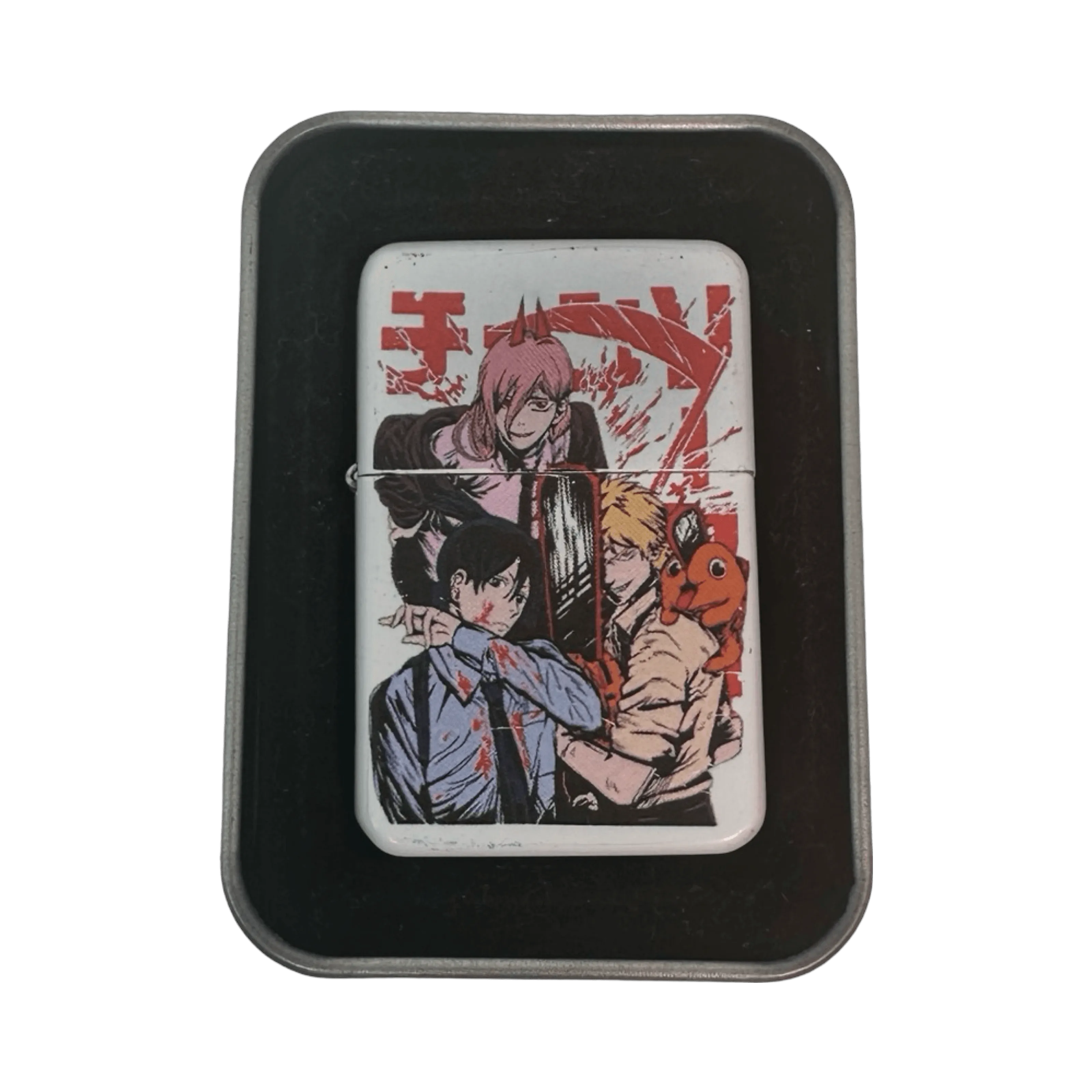 Chainsaw Man Anime Art Design Flip Top Lighter