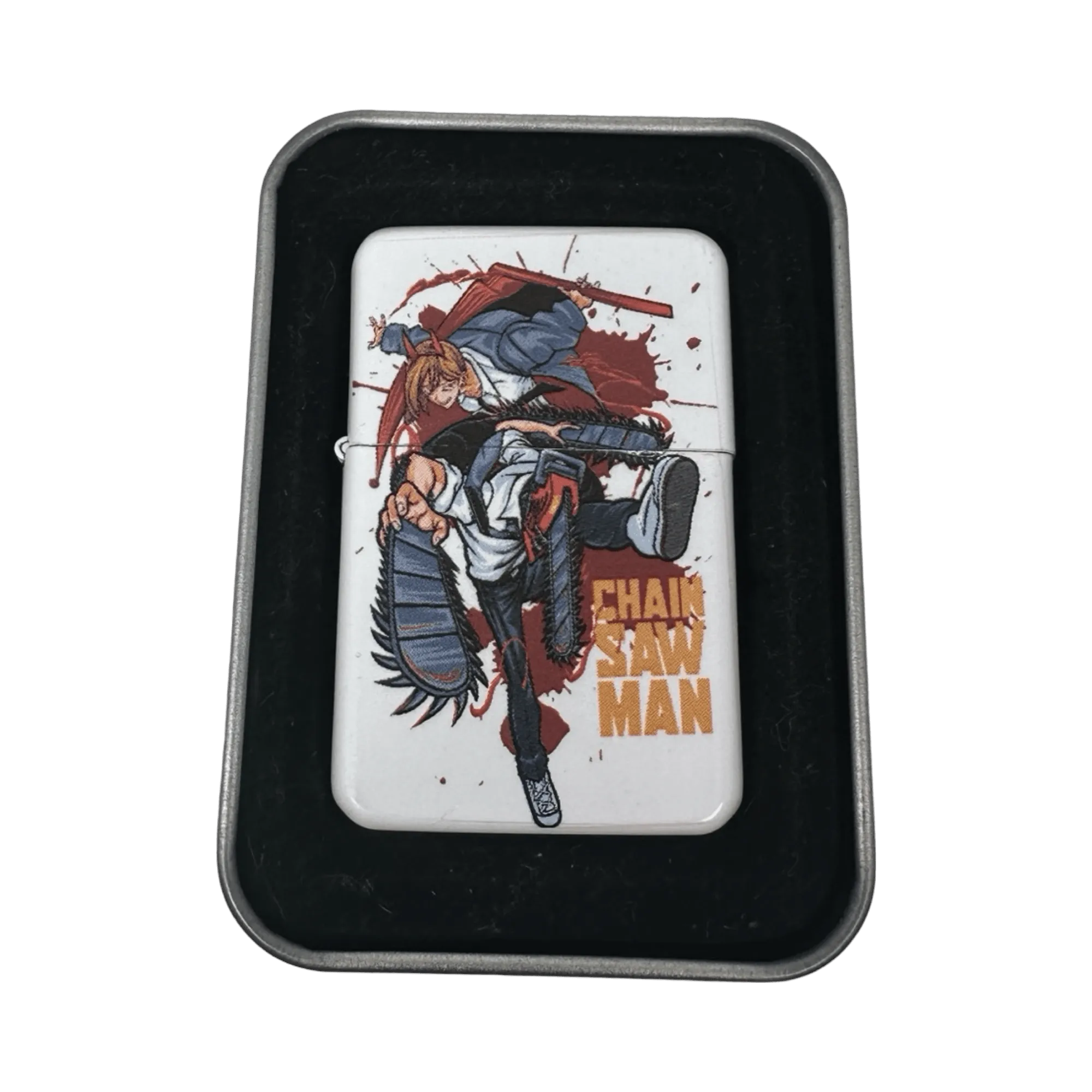 Chainsaw Man Anime Art Design Flip Top Lighter
