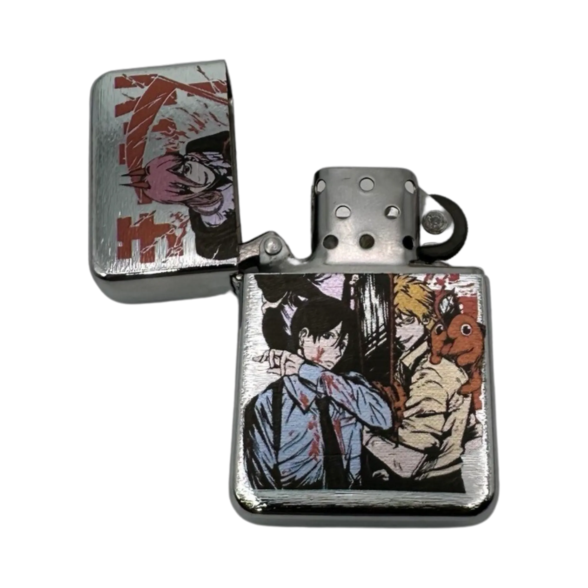 Chainsaw Man Anime Art Design Flip Top Lighter
