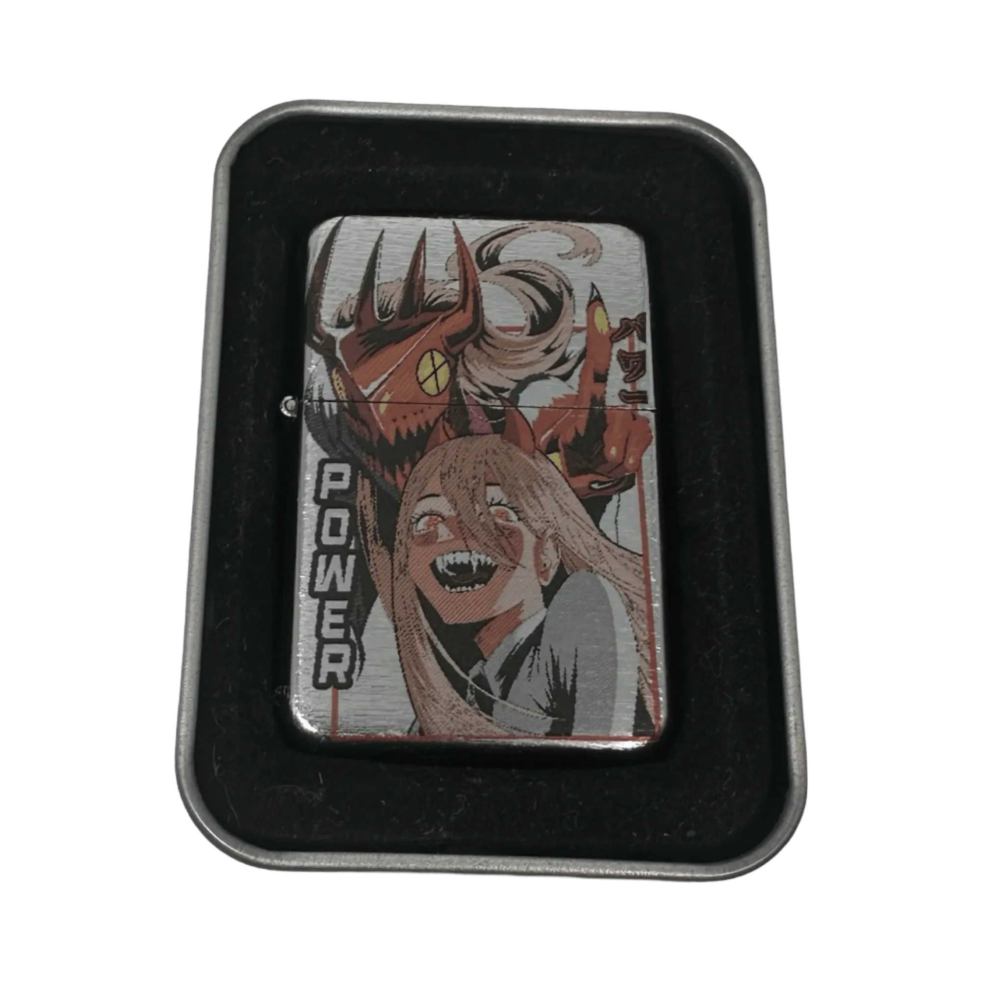 Chainsaw Man Anime Art Design Flip Top Lighter