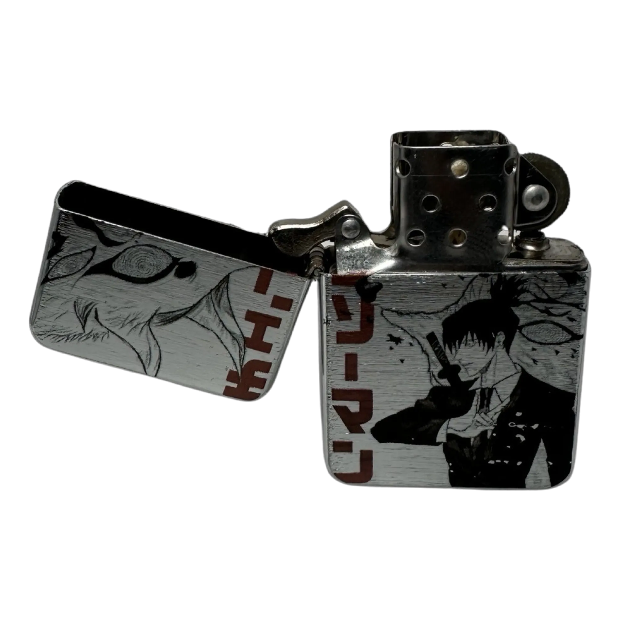 Chainsaw Man Anime Art Design Flip Top Lighter