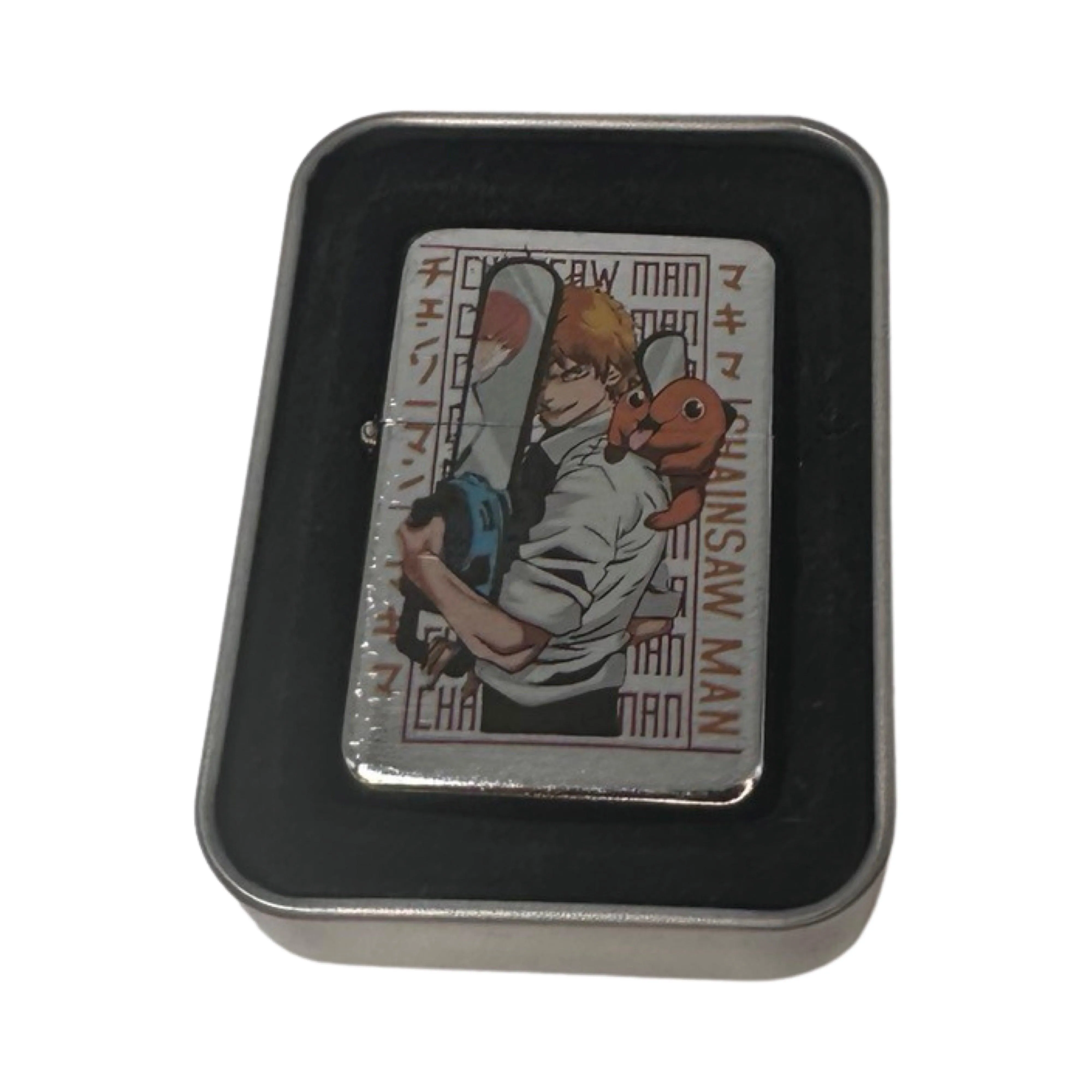 Chainsaw Man Anime Art Design Flip Top Lighter