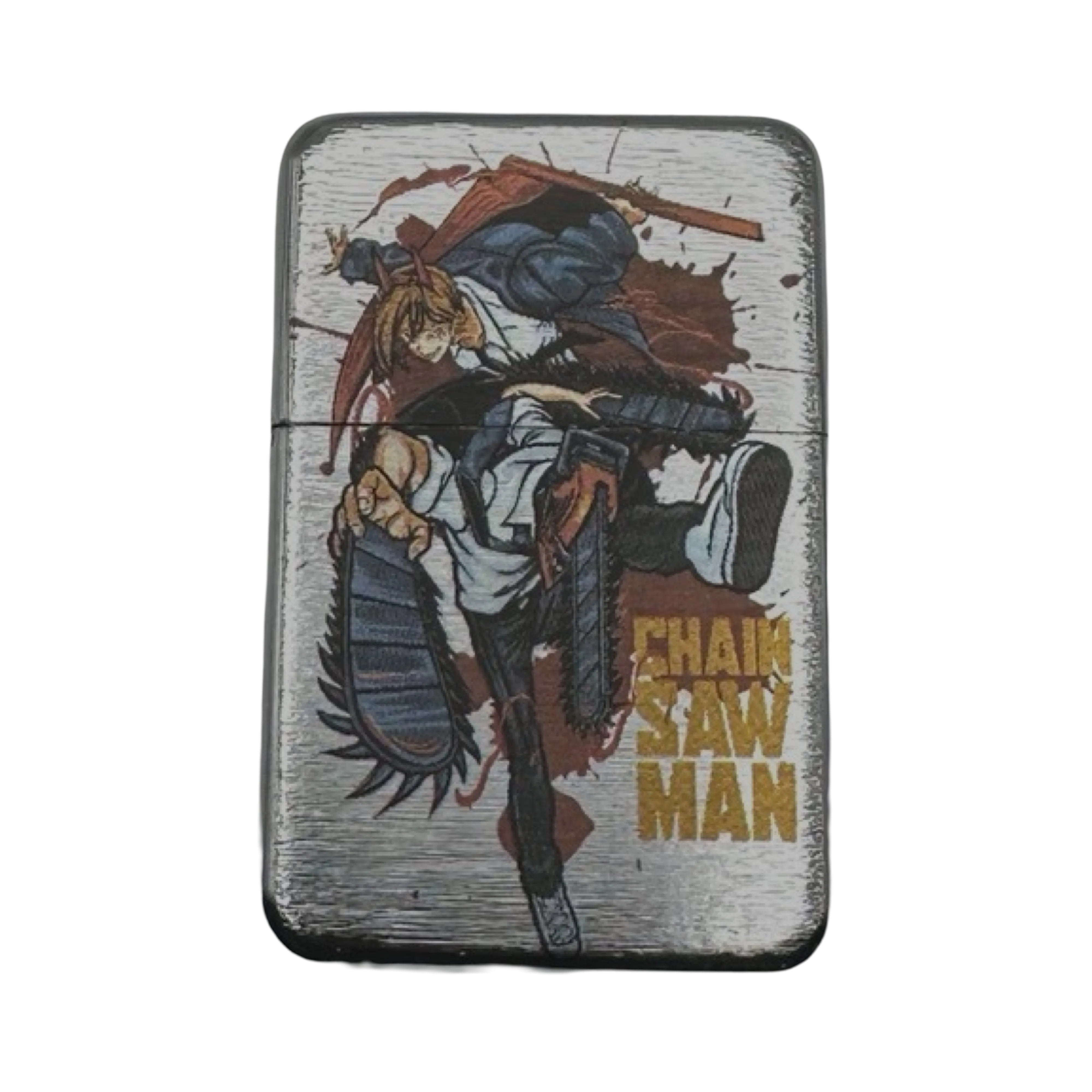 Chainsaw Man Anime Art Design Flip Top Lighter