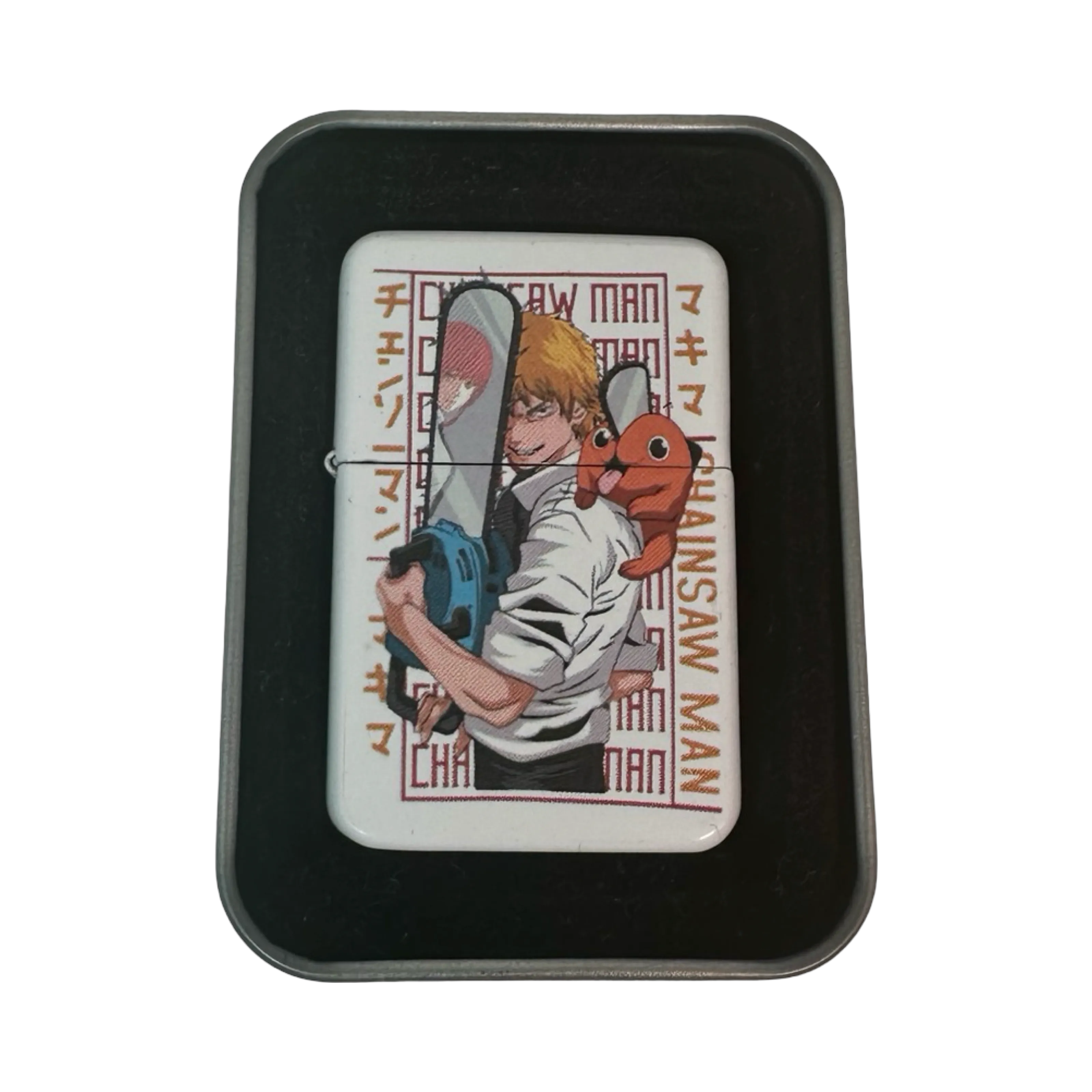 Chainsaw Man Anime Art Design Flip Top Lighter