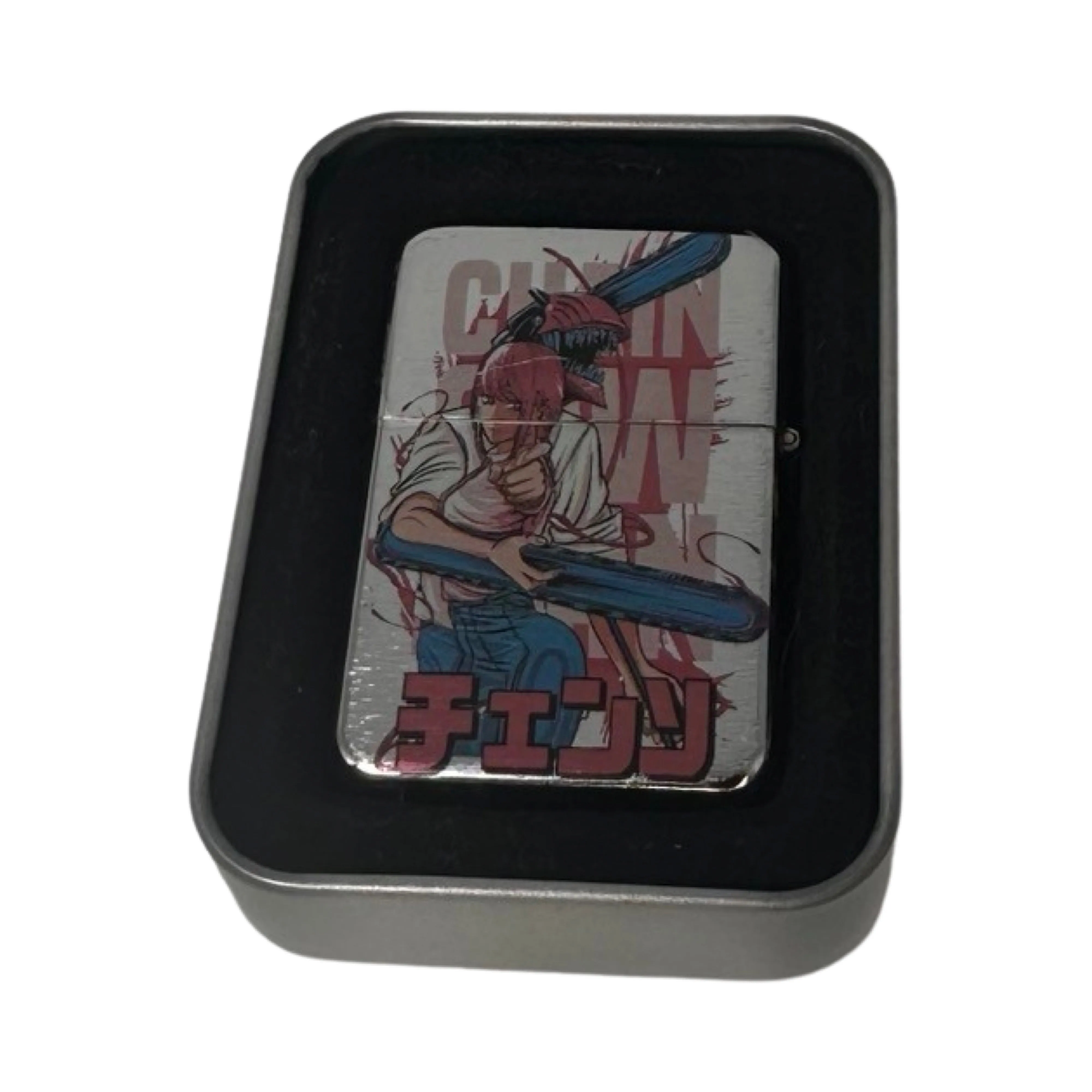 Chainsaw Man Anime Art Design Flip Top Lighter