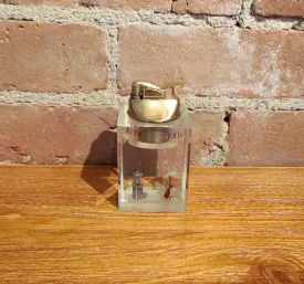 Evans Clearfloat Oil Rig Table Lighter Drilled With Varel Rock Bits Advertising