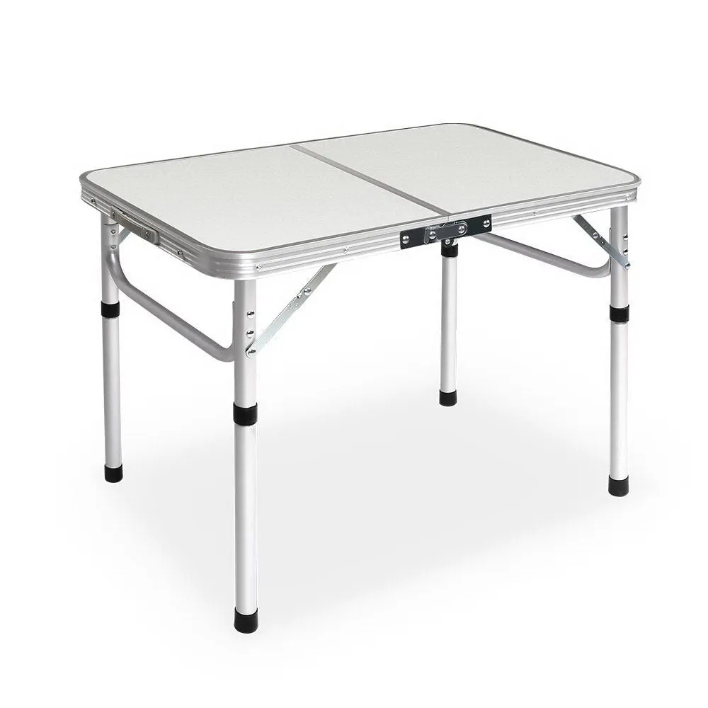 Folding Camping Table 90CM Adjustable Portable Outdoor Picnic Desk