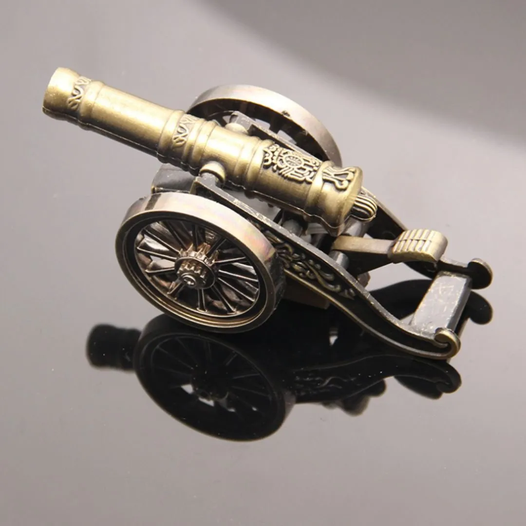 Geekmonkey Antique Cannon Lighter - Butane Gas Lighter [Refillable]
