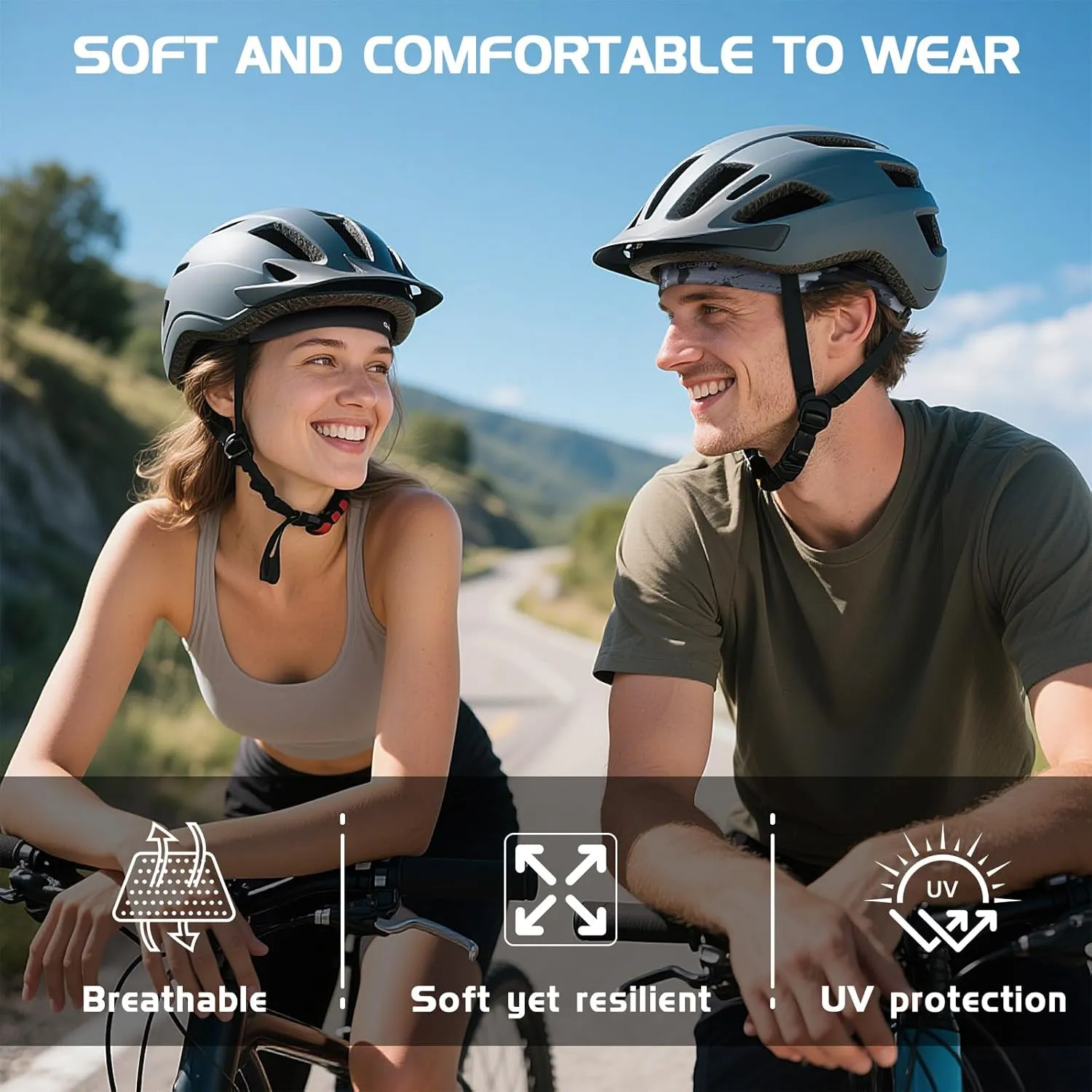 GXCROR Cooling Skull Cap for Men Women Sweat-Wicking Breathable Mesh Liner for Helmets, Summer Cycling Motorcycle