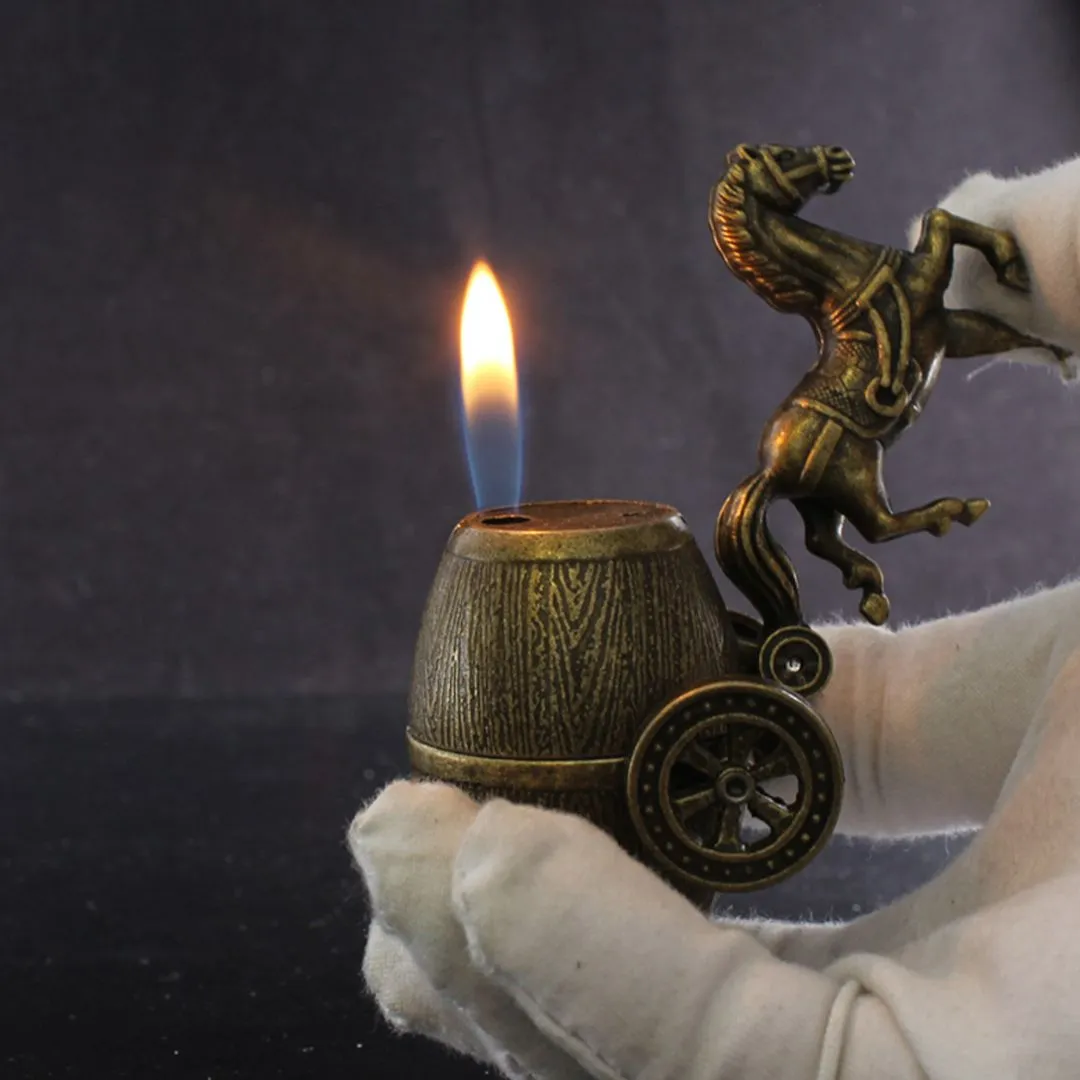 Horse Cart Shaped Lighter | Decorative Butane Flame Lighter