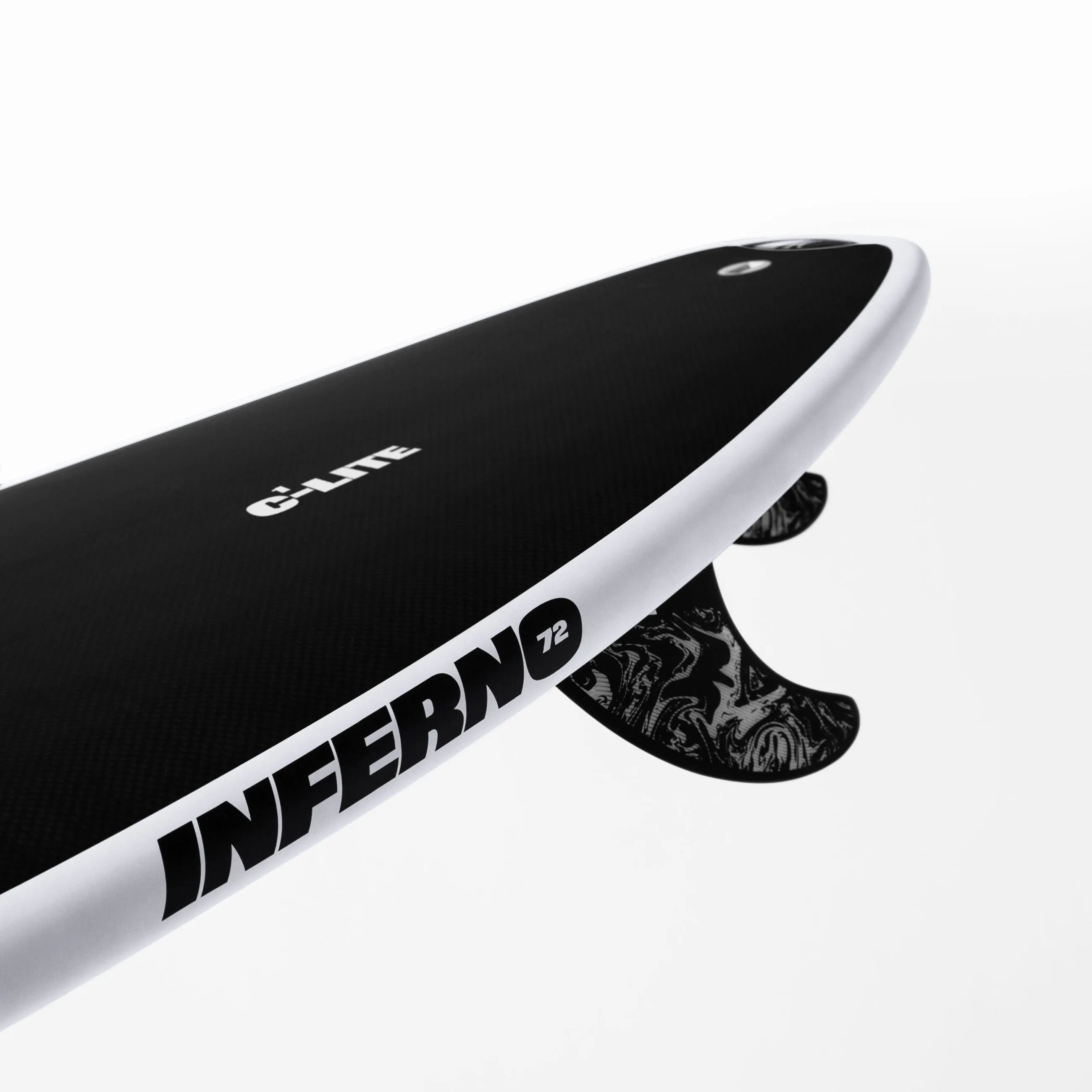 INFERNO 72 (C1 LITE) 6'4" x 19.75 X 2.68 - 34.10L, Squash, 3x  FCS 2 Fin Boxes, C1 - ID:849488