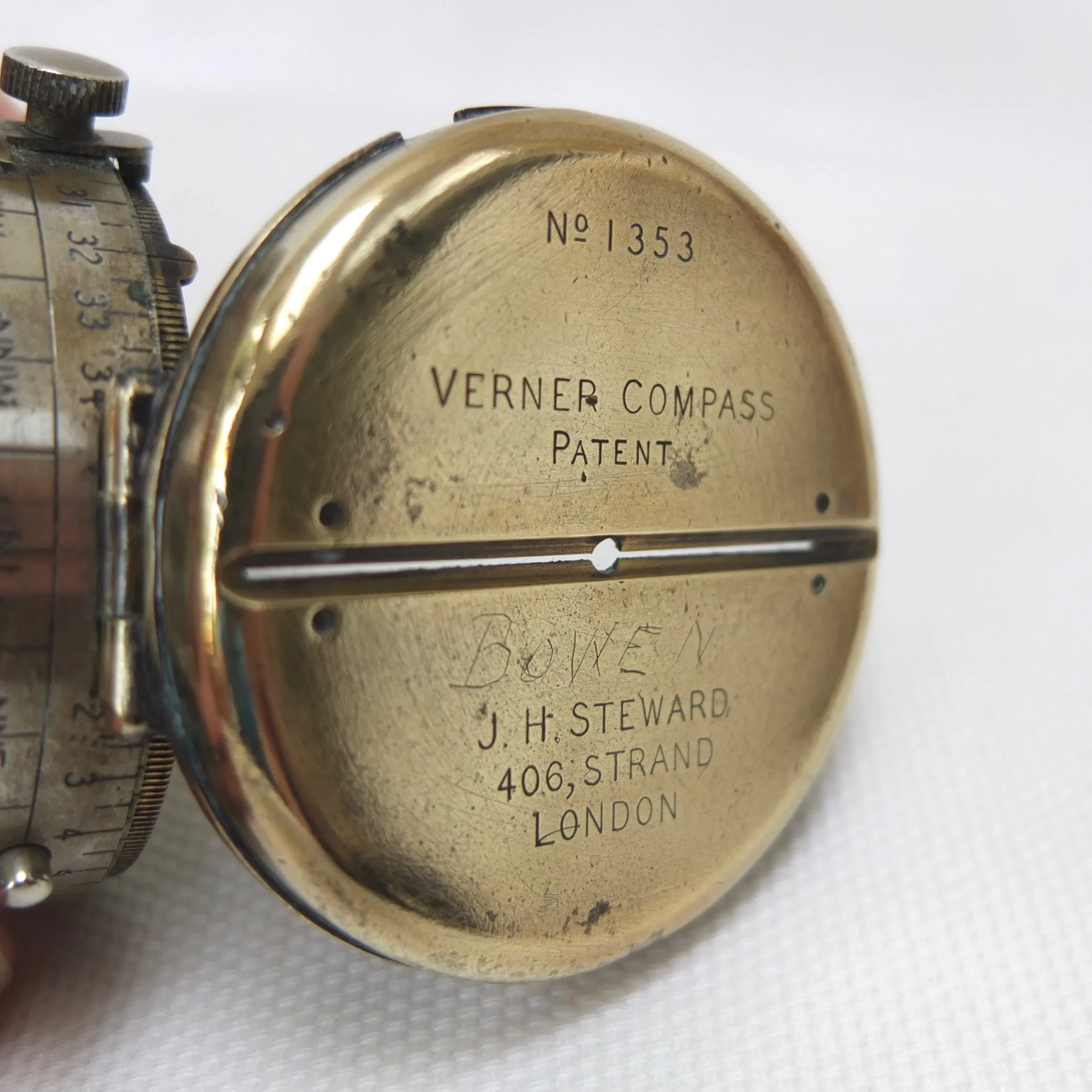 J. H. Steward Verner's Patent Marching Compass