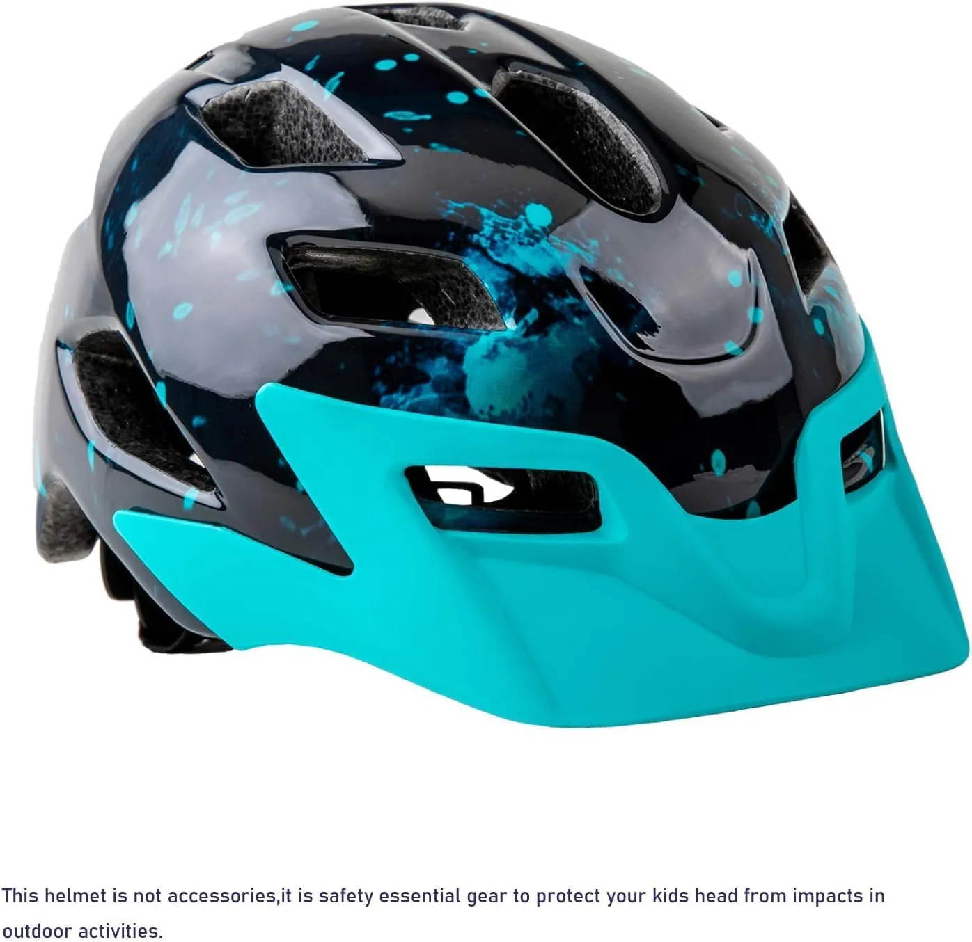 Kids Helmet, SIFVO Kids Bike Helmet Boys and Girls Bike Helmet with Cool Visor Helmet for Kids 5-14, Kids Bike Helmets Youth Bike Helmet Adjustable & Lightweight 50-57cm
