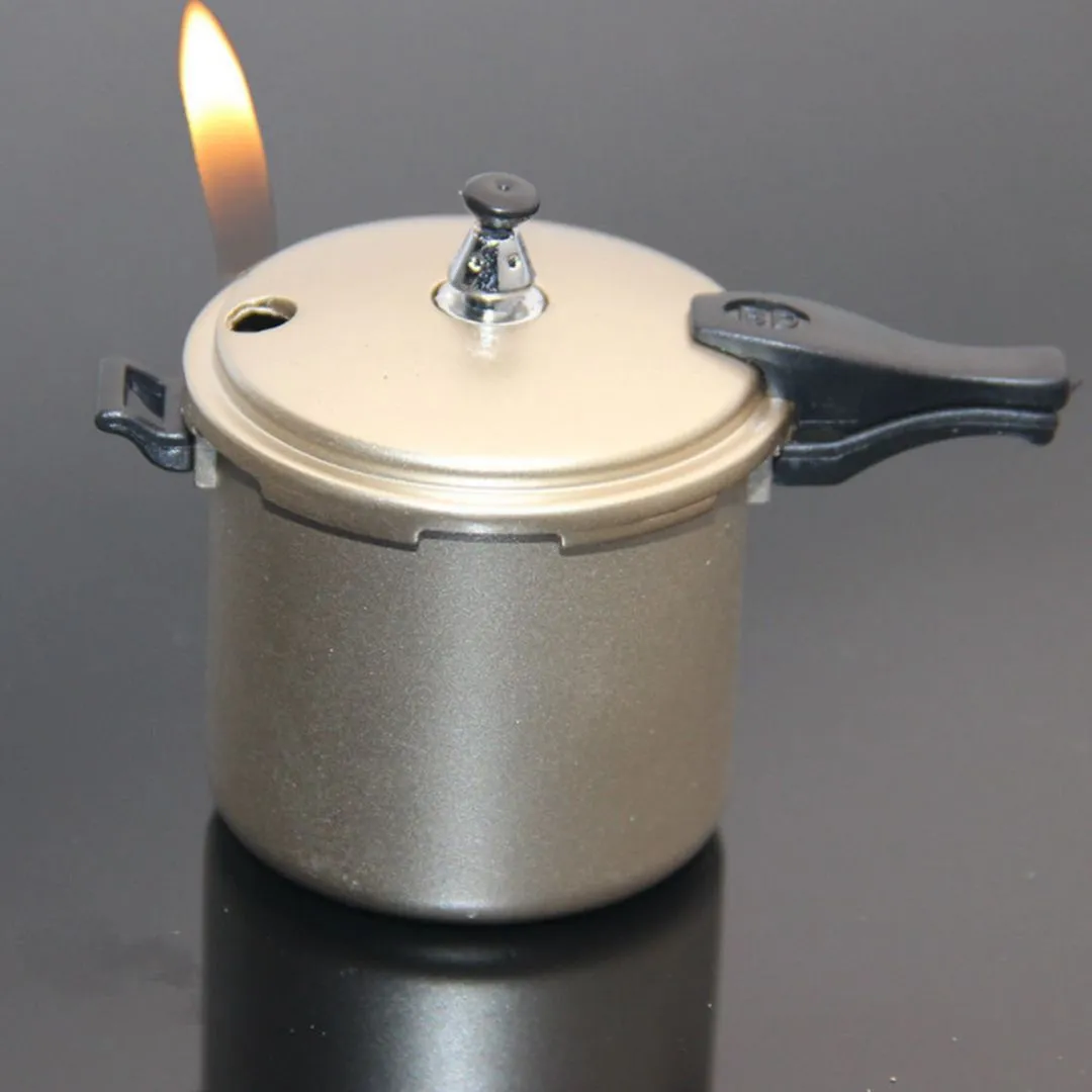 Pressure Cooker Shaped Lighter | Cute Collectible Butane Gas Refillable Lighter