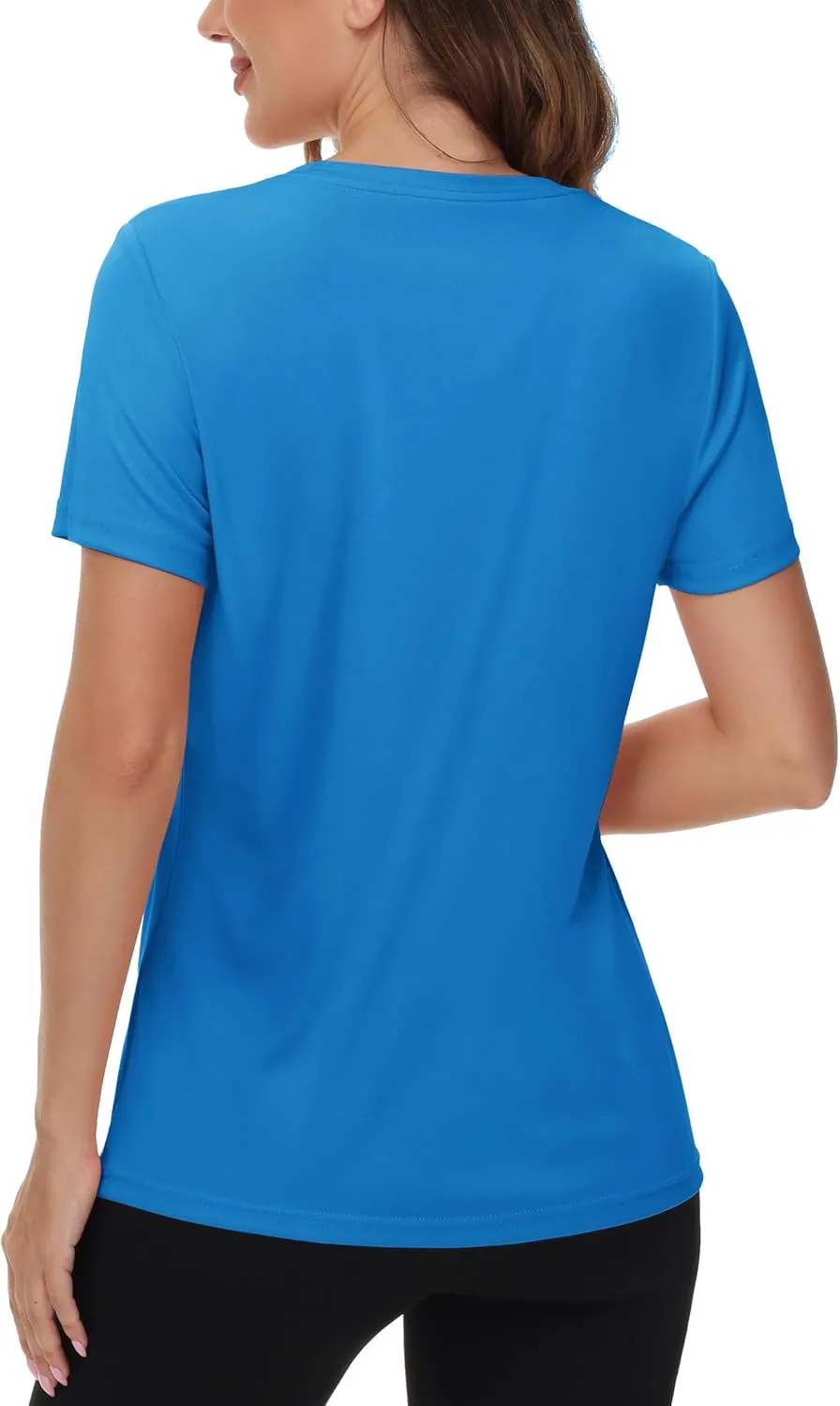 TACVASEN Short Sleeve Shirts for Women Athletic Workout Tops UPF 50  Sun Protection Quick Dry Running T-Shirts