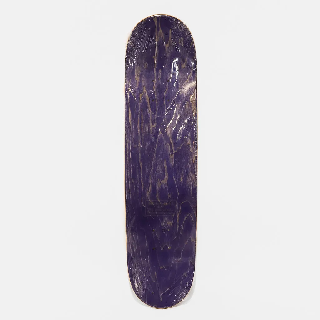 The National Skateboard Co. - 8.125" Bobby Engvall Slant Logo Skateboard Deck - (High Concave)