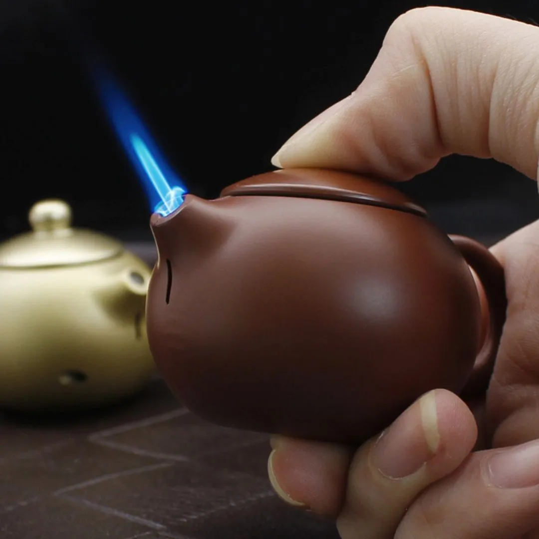 Tiny Teapot Lighter | Cute Collectible Butane Gas Refillable Lighter
