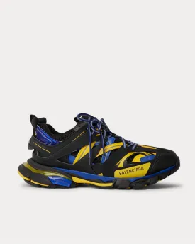 Track Nylon, Mesh and Rubber  Black low top sneakers