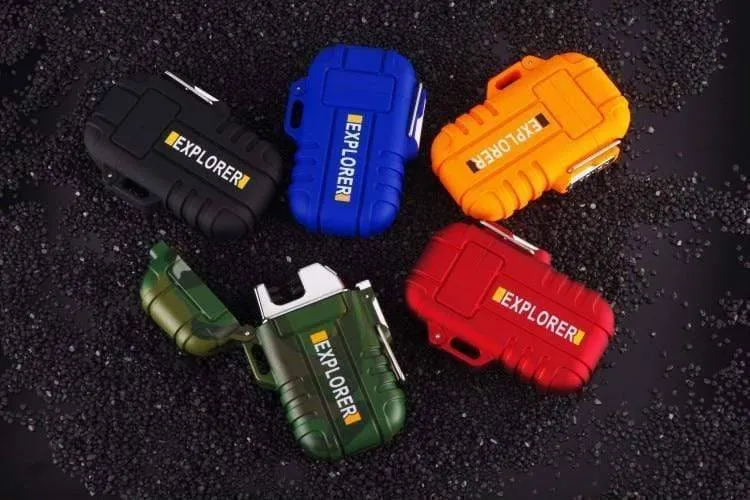 Waterproof USB Plasma Lighter For Outdoor Camping