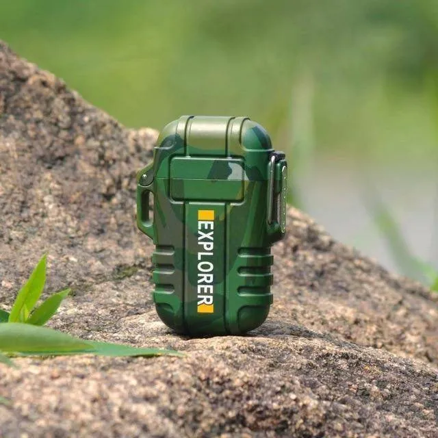 Waterproof USB Plasma Lighter For Outdoor Camping