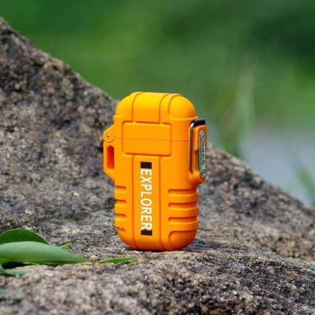 Waterproof USB Plasma Lighter For Outdoor Camping
