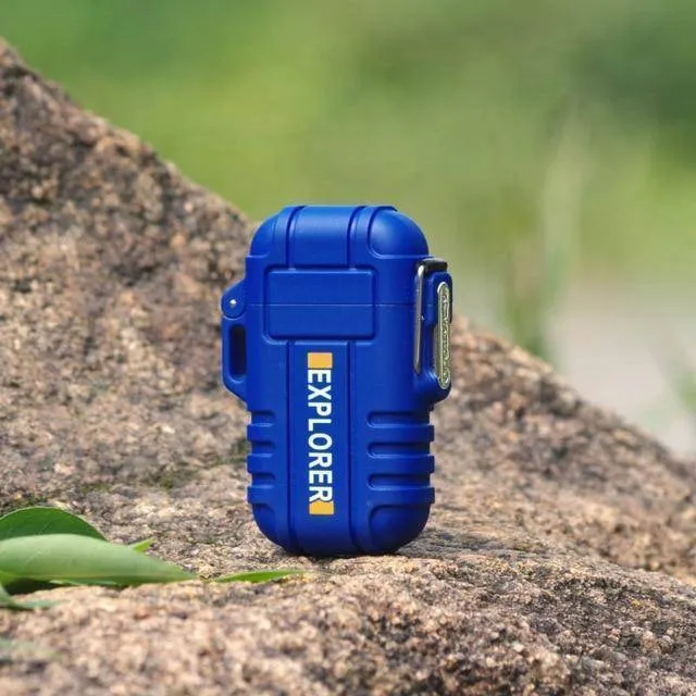 Waterproof USB Plasma Lighter For Outdoor Camping