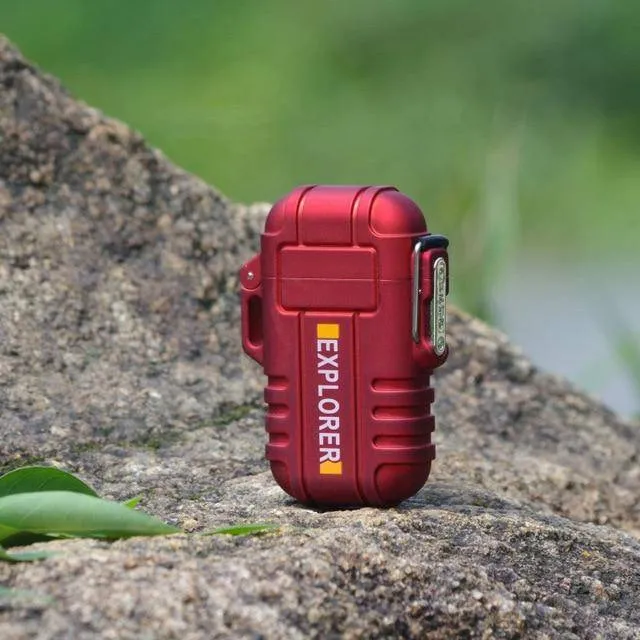 Waterproof USB Plasma Lighter For Outdoor Camping