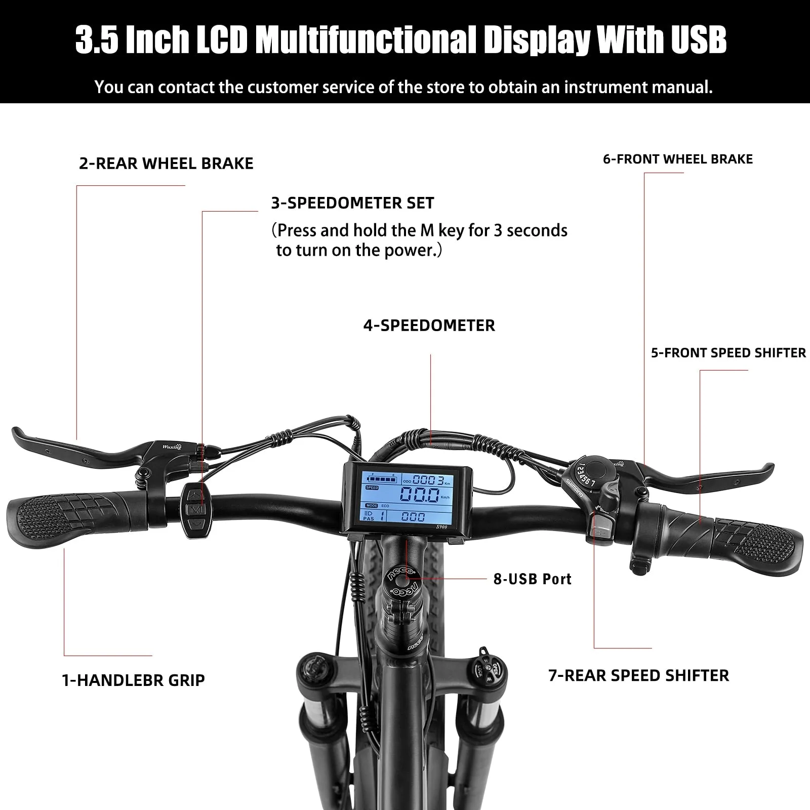 Zpao Electric Folding Mountain Bike 1000w 26 Inch Fat Snow Tire